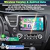 [4G+64G] Android 13 Car Radio for Honda Civic 2013-2017(Only US Version), 9” IPS Touchscreen Supports Wireless Carplay&Android Auto, Bluetooth &GPS,FM Radio& Back-up Camera, Civic Stereo