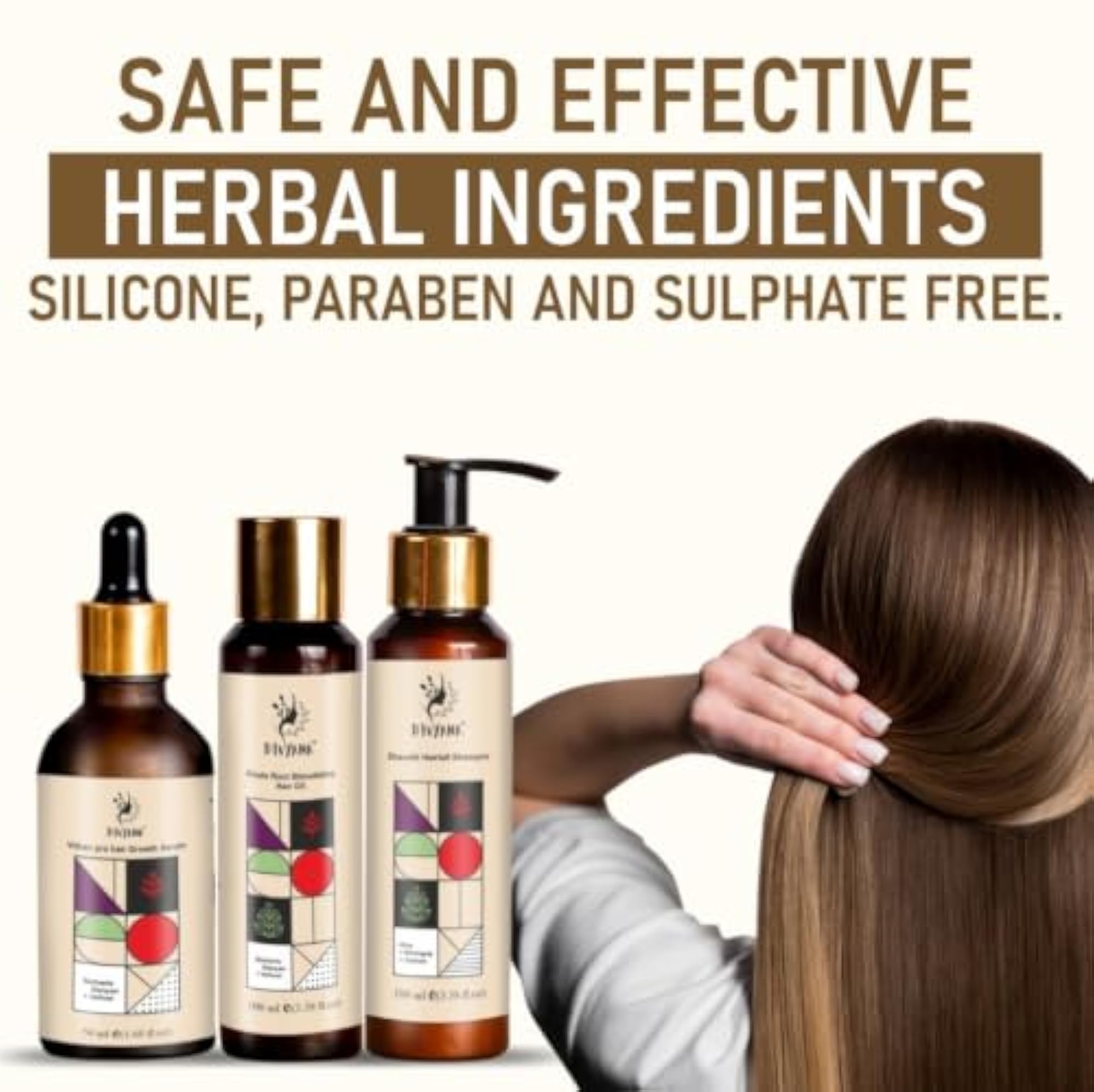 Hair Fall Control Kit: Serum, Oil & Shampoo Combo Set