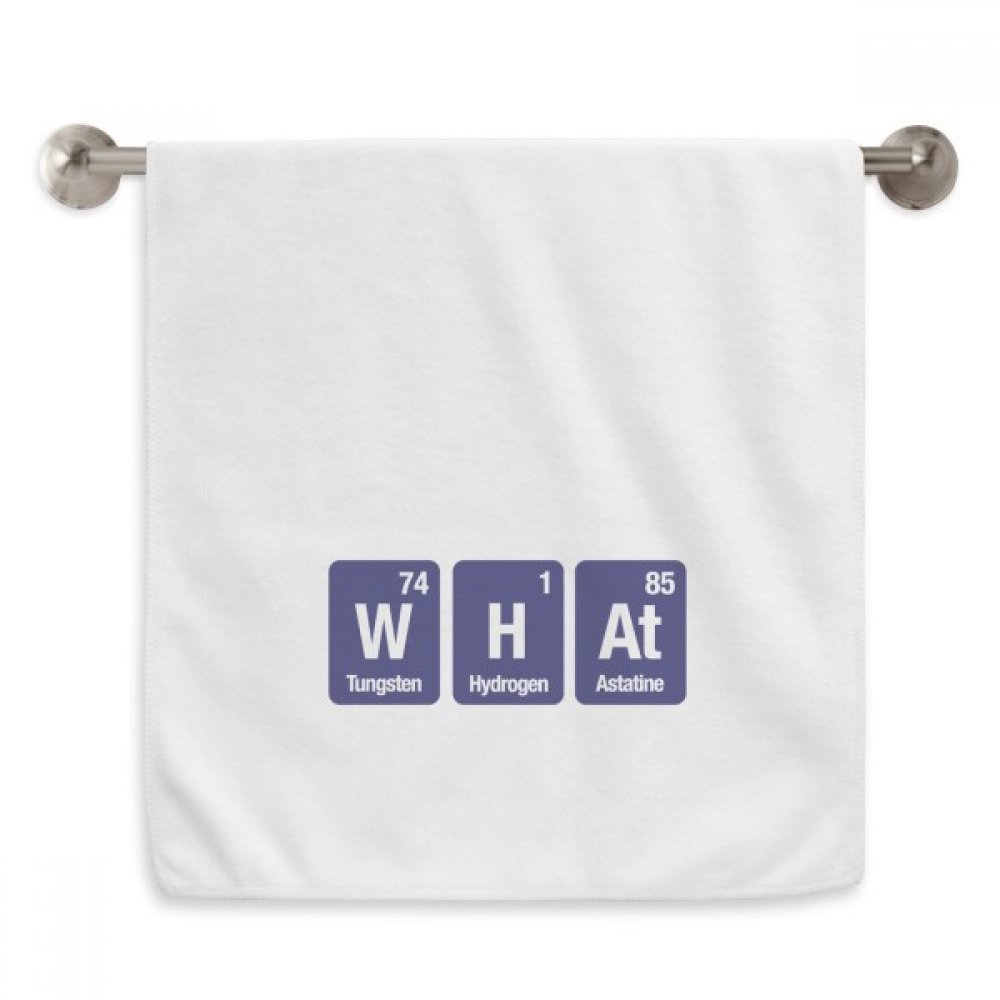 Serviettes de toilette science chimique élément blanc 13x29 pouces pour le quotidien