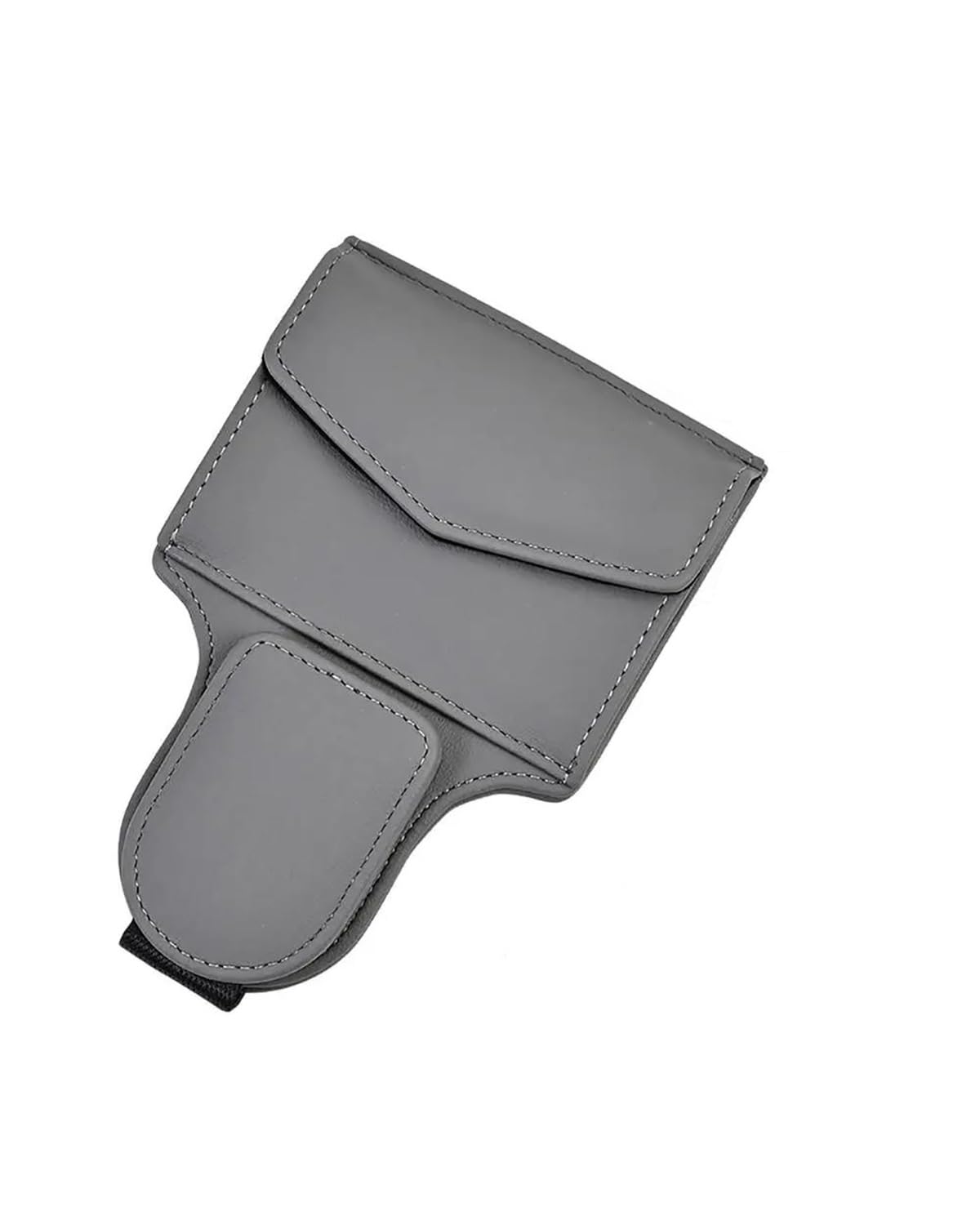 Sonnenbrillenhalter, Sonnenblenden-Clip, Kfz-Brillenhalter, Sonnenblenden-Clip, Universal-Brillenhalter mit Mehreren Fächern, Zubehör für Autos, Sonnenbrillenhalter (Beige)