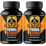 Primal Storm Supplement for Men Capsules, Primal Storm Natural T-Support Pills - Maximum Strength, All Natural Performance, Stamina & Energy Support, PrimalStorm Overall Wellness Reviews (2 Pack)