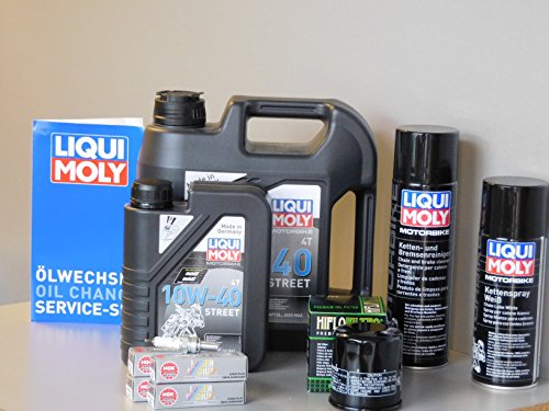 Wartung Set Motorrad Kawasaki ZZ-R 1400 Service Inspektion Zündkerze Öl Ölfilter