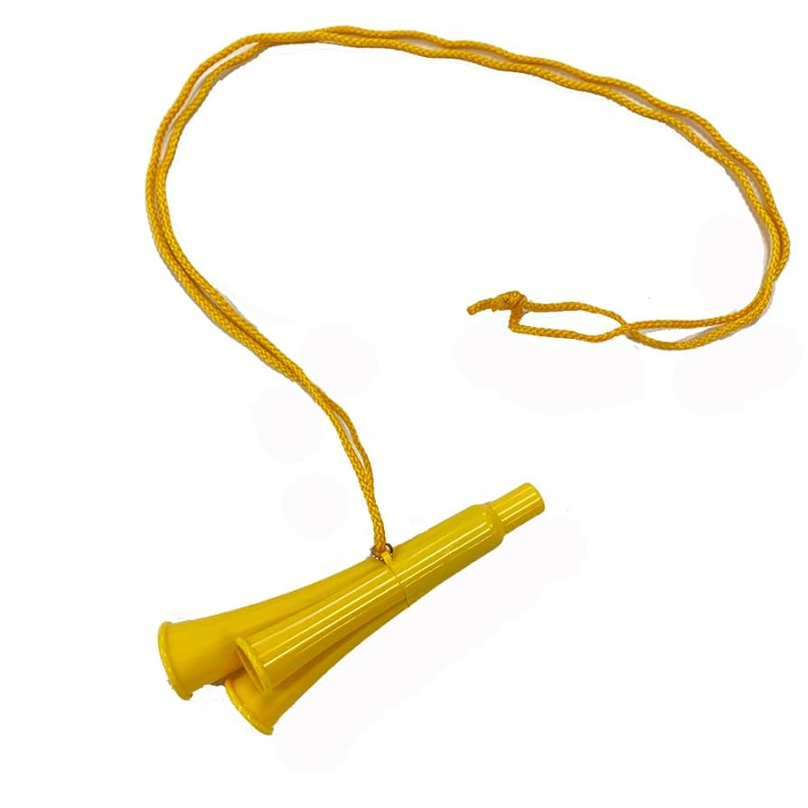 ラッパの応援隊 サッカーホーン 4連 鉄製【未使用品】モルテンを