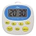 Produktbild LINKSY (link Sea) Count-up Function is Easy-to-Read Large Display That Even When Wet Inter Links Kitchen Timer LT025W White can Also be Used as a Stop Watch with Peace of Mind drip-Proof Mechanism