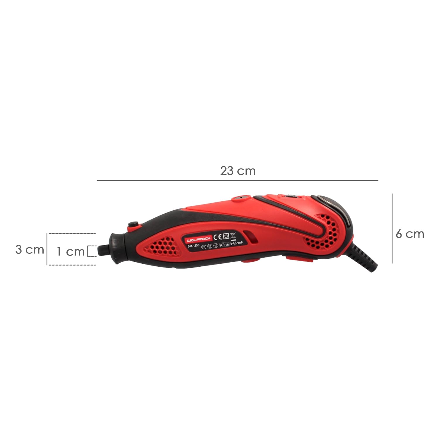 WOLFPACK LINEA PROFESIONAL Multiherramienta 135 Watt. Con 210 Accesorios y Maletin. Herramienta Multifunción, Mini Taladro, Herramienta Rotativa, Amoladora