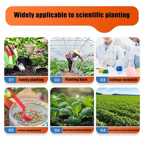 Testeur de sol 4 en 1 pour nutriments, analyseur de terre haute précision pour les fermes - 6