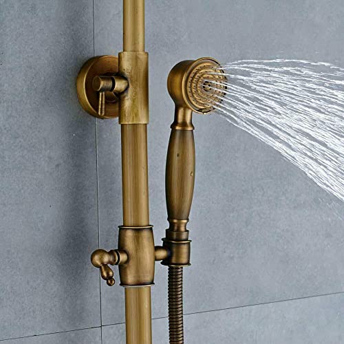 Ensemble de douche de pluie rétro pour une salle de bain esprit spa à la maison