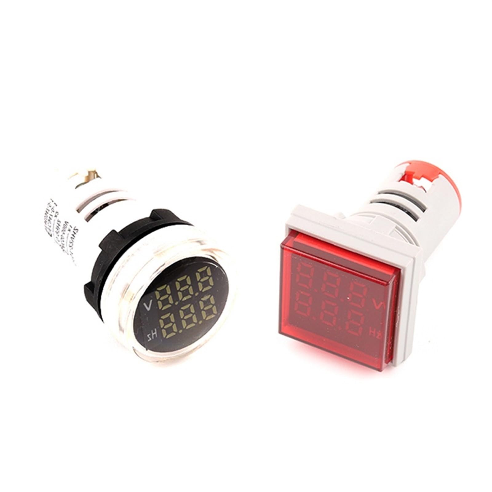 Affichage numérique tension Hz mètre 22mm indicateur de fréquence alternatif AC 50-500V - 8