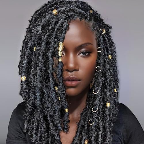 80 piezas de pinzas para trenzas de cabello con cuentas plateadas para dreadlocks, accesorio ajustable de metal suave para trenzado miniatura 4