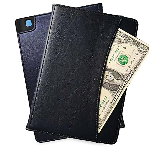Afesar Funda Folio para Kobo Aura One de 7.8 pulgadas impermeable E-Reader PU Funda de cuero Kobo N709 Funda protectora magnética Funda de piel (negro)