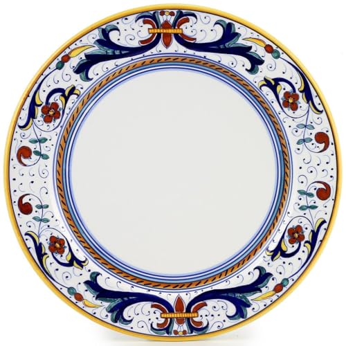 Plato Ricco Deruta Classico pintado a mano 13 pulg miniatura 1