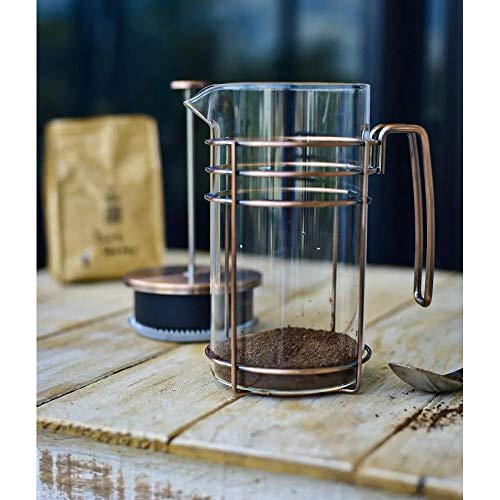 Cafeteira Oxford Francesa Vidro e Aço Inox QD22-1000 - 350ml