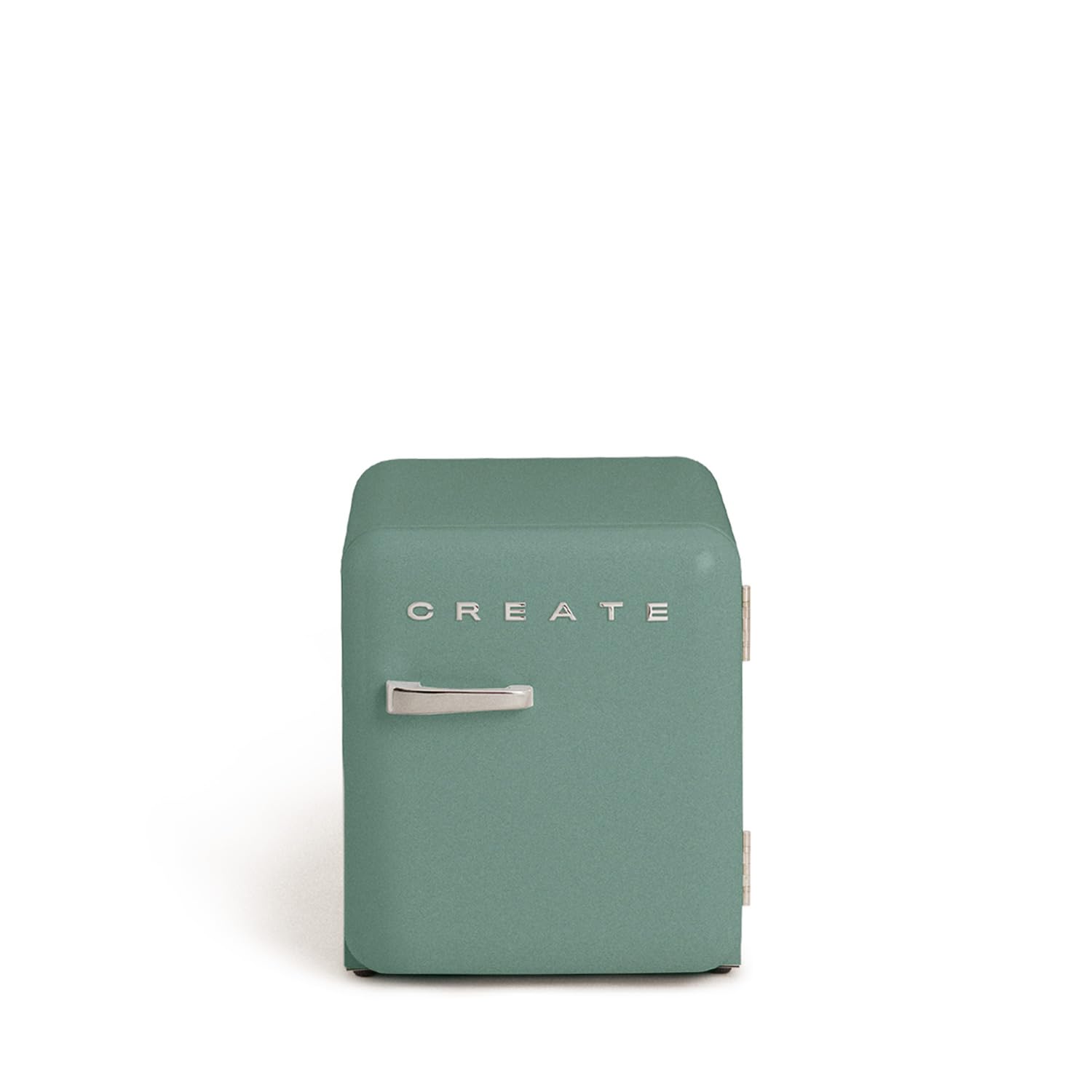 CREATE / RETRO FRIDGE 50 WOOD/Refrigerator green sage wood handle / 85W. minibar. one shelf. retro design. 50 cm. two shelves. capacity of 48L. low consumption. 50x44x50 cm — view 40
