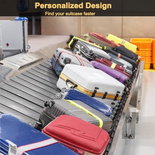 Housse de valise motif imprimé 3D lavable et extensible - 6