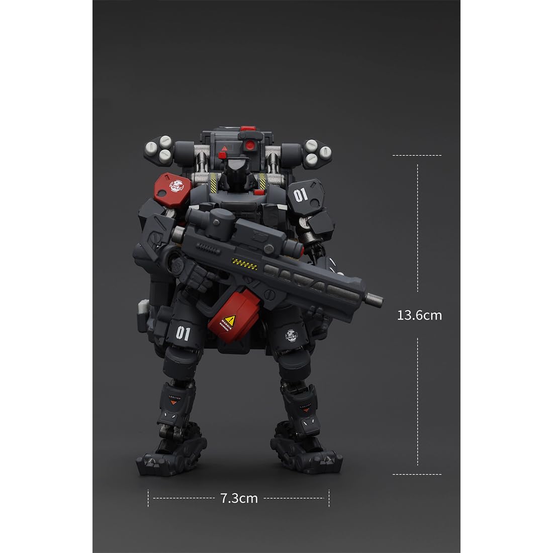 Figura articulada de soldado mecha desmontable a escala 1/25 con articulación flexible, ideal para coleccionistas, adolescentes y adultos para exhibición, simulaciones de batalla y juego estratégico