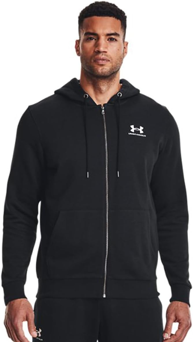 Under armour Essential Fleece Hoodie - Men's (1373880-203, Timberwolf Taupe/Timberwolf Taupe)