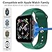 𝟐𝟎𝟐𝟔 𝐔𝐩𝐠𝐫𝐚𝐝𝐞𝐝 for Apple Watch Charger Magnetic Fast Charging Cable [Portable] Magnetic Wireless Charging Compatible with iWatch Series Ultra/10/9/8/7/6/SE/5/4/3/2-[3.3FT] Blue