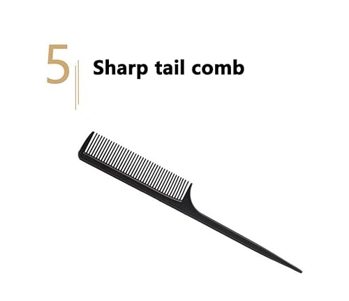 Miniatura 6 de Juego de 5 piezas de repuesto de boquilla de secador de pelo negro no universal, peine para el cabello, concentrador estrecho, repuesto de boquilla