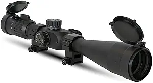 Monstrum G2 6-24x50 First Focal Plane FFP Rifle Scope with Illuminated Rangefinder Reticle and Parallax Adjustment
