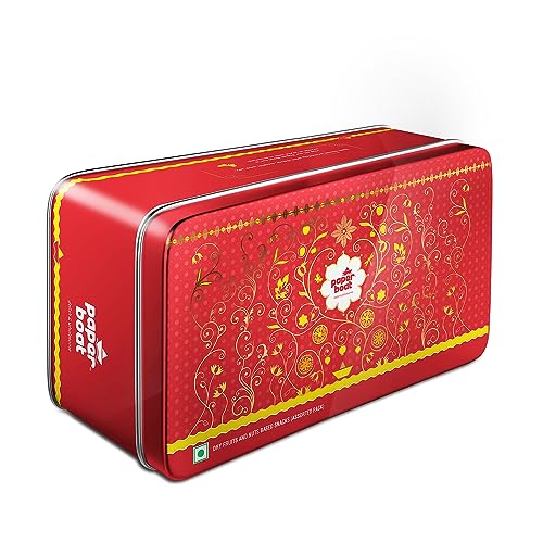 Image of Paper Boat Holi Dry Fruit Gift Box, 390G - Gourmet Holi Dryfruit Gift Hamper|Festive Celebration Gift For Loved Ones|Assorted Mix Of Raw, Flavoured & Trail Mix|Cashews, Almonds, Berries, & Nuts