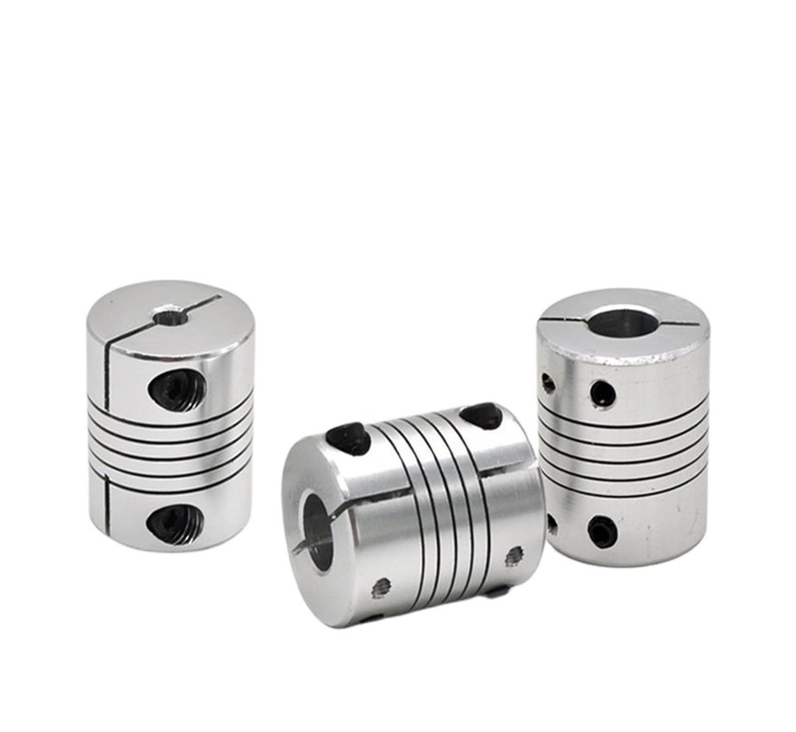 Rigid coupling,Stainless steel rigid coupling 1pcs D40L50 Aluminum Alloy Shaft Coupling Flexible Coupler Motor Connector(14-15 or 16 or 17mm)