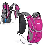 SHARKMOUTH Hydration Pack, Insulated Hydration Vest with 2L Water Bladder Reservoir, Lightweight ...