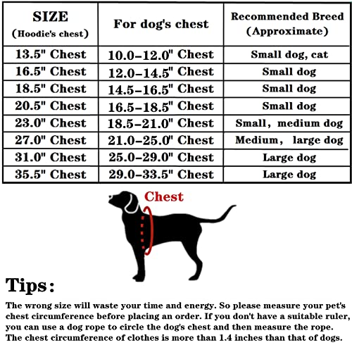 Dog Security Hoodie With Glow-In-The-Dark Prints Dajidali Dog Clothes Apparel Winter Sweatshirt Warm Sweater Jacket Coat Hoodie For Small Medium Large Dog Cat #TOP5