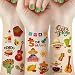 60 Pieces Cinco De Mayo Mexican Fiesta Tattoos for Teens, Fiesta Party Decorations, Taco Pinata Bachelorette Temporary Tattoo Stickers for Party Supplies Favors