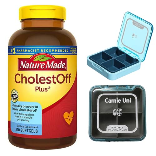 Nature Made CholestOFF Plus Plant Sterols and Stanols 210 Softgels