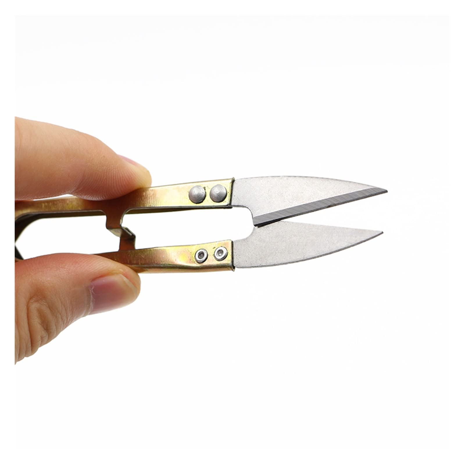 3 szt. miniaturowe nożyczki do żyłki wędkarskiej ze stali nierdzewnej 15 g 10,5 cm w kształcie litery U, narzędzie do wiązania much, sprzęt wędkarski, nożyczki do szycia