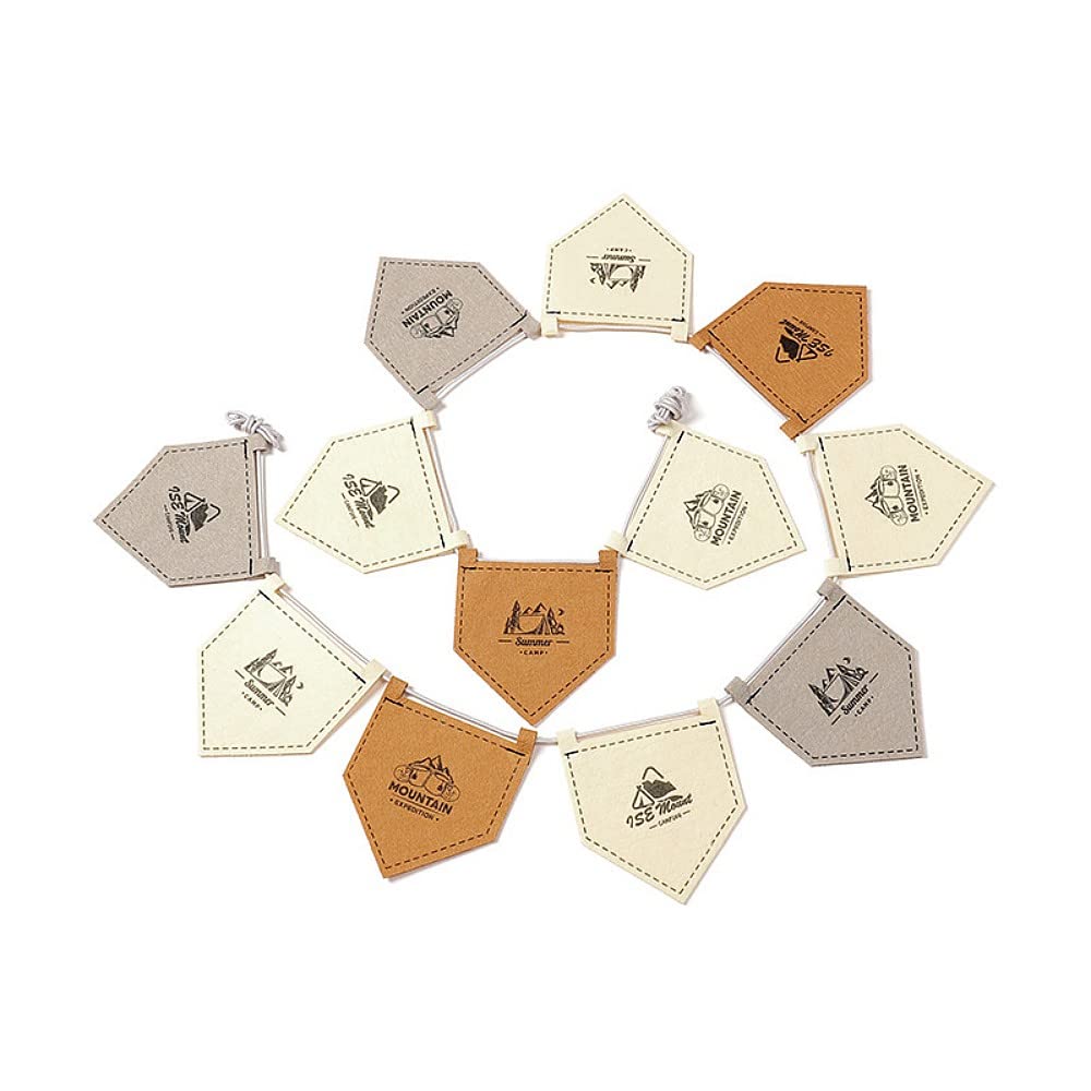 Amazon.co.jp: SOREIA キャンプ フラッグ フェルト 五角旗 キャンプ旗