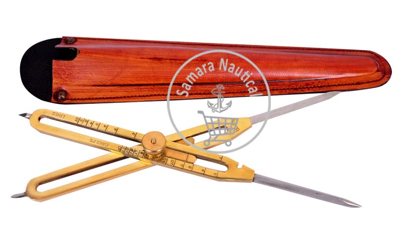 Artist Proportional Scale Divider Drawing Tool Professional Proportional Scale Divider Drawing Tool Professional 9” Long Solid Brass with Heavy Duty Steel Point