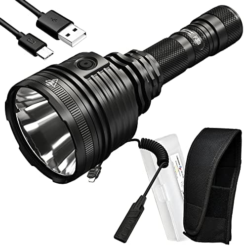 Nitecore P30i 2000 Lumen 1093 Yard Ultra Long Throw USB-C Rechargeable Flashlight with LumenTac Organizer