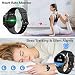 KUNGIX Smartwatch, Reloj Inteligente Hombre Impermeable IP68 con Pulsómetro, Cronómetro, Calorías, Monitor...