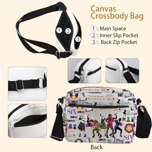 WCGXKO Musical Theater Inspired Crossbody Bag Musical Queen Merch3