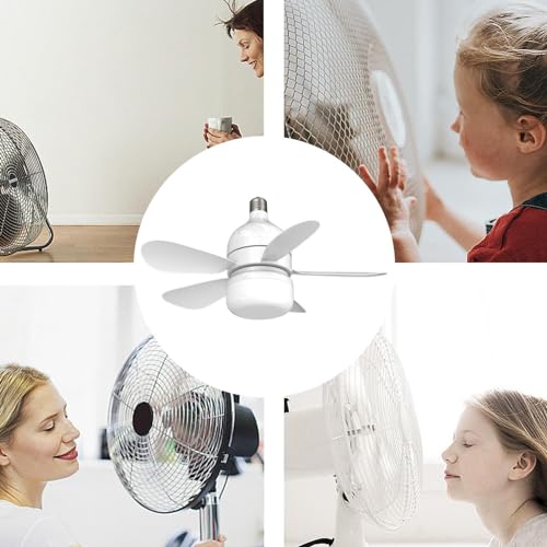 Ampoule de ventilateur réglable avec télécommande pour la maison