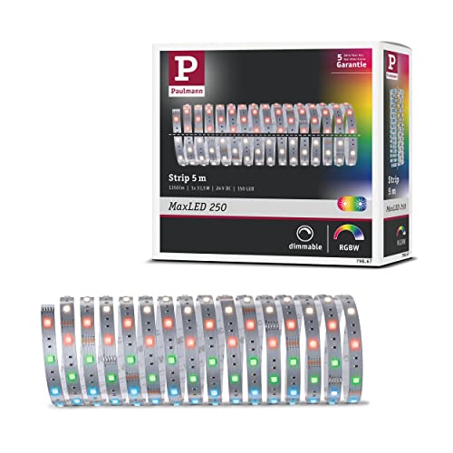 79867 Strip LED MaxLED 250 5m RGBW IP20 incl. 1 striscia da fascia luminosa 3000 K 31 watt