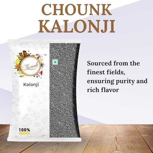 Image of Chounk Black Cumin Seeds - 100g, (Pack of 3) | Kalonji Seeds for Hair Growth | Kalonji seeds | Culinary Spice | Health Benefits | Source of Antioxidants | Kala Jeera