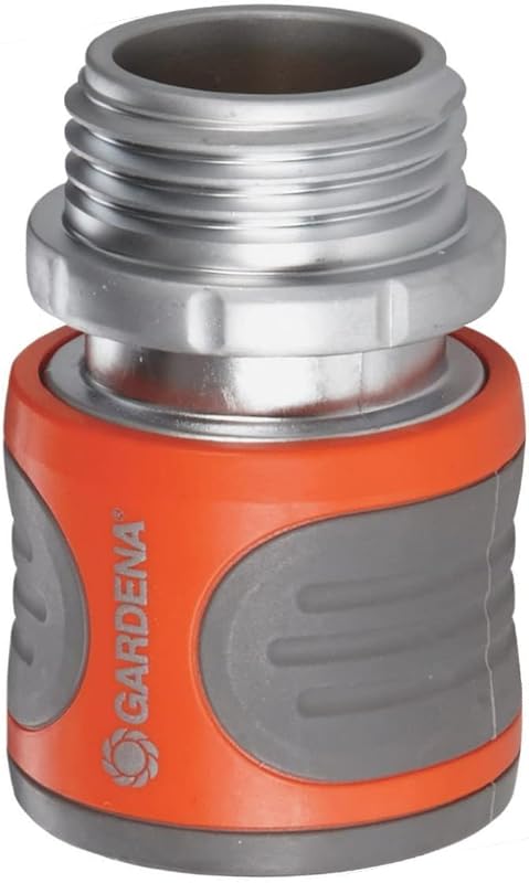 Gardena 39017 Conector hembra de metal premium para manguera de jardín