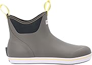 Xtratuf Men's 6 Inch Ankle Deck Boot Gray/Yellow 10