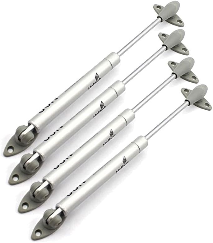 Hettich 80N Kitchen Cupboard Wardrobe Cabinet Door Lift Stay Support Hydraulic Spring Gas Strut Piston Pneumatic for Flap Fittings 49610 Soft Close Hinge Mechanism Germany Brand Pack of 4