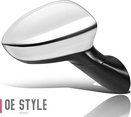 Miniatura 3 de DNA Motoring OEM-MR-FI1321101 - Espejo retrovisor de puerta lateral derecho con calefacción, estilo de fábrica, compatible con Fiat 500 12-18