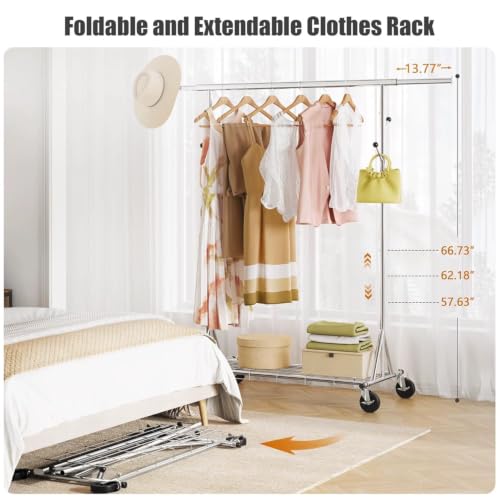 Perchero burro ropa resistente ideal para vestidores pequeños 3