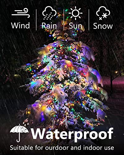 Color Changing String Lights With Romote - 33 Ft Rgb 50 Led Dimmable Waterproof Connectable C9 Lights With Remote & Timer For Christmas Decoration Outdoor Indoor #TOP6