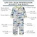 SwimZip Little Boy Long Sleeve Sunsuit with UPF 50 Sun Protection, Gray Shark, 0-6 Months