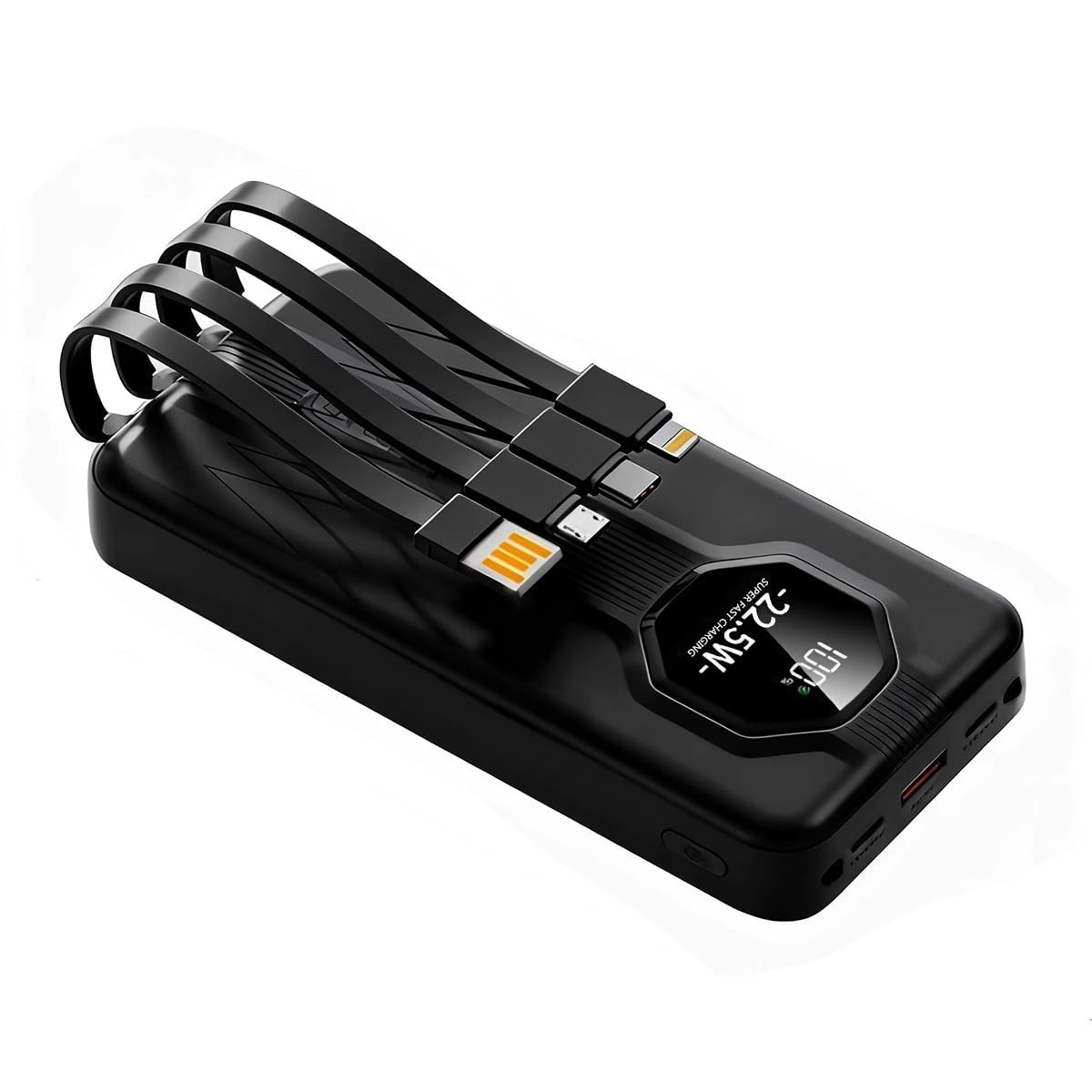 【39%OFF+ポイント64%】【実質790円】 SSLYF 20000mAh PD22.5W急速充電 ケーブル内蔵 モバイルバッテリー