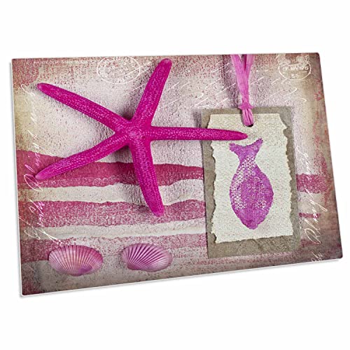 Pad para escritorio con diseño de estrella de mar rosa miniatura 1
