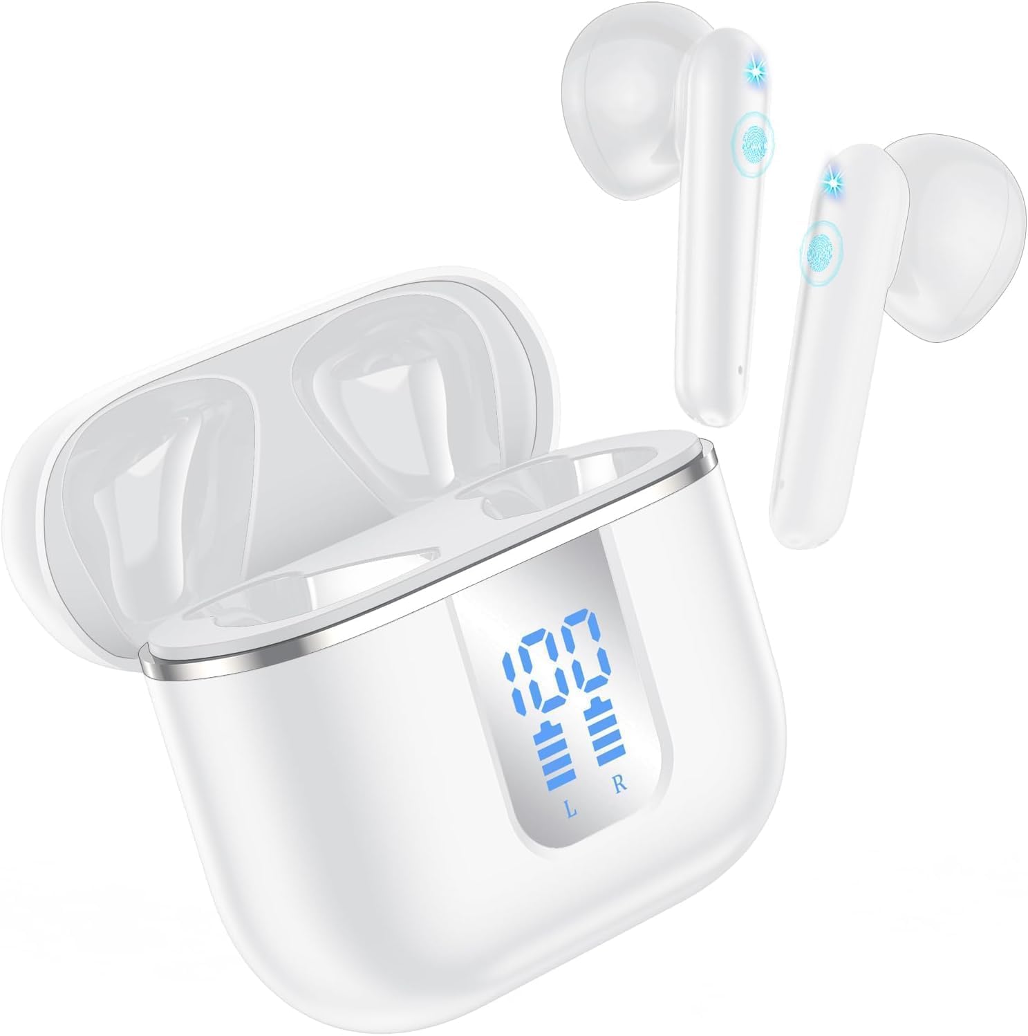 Translation Earbuds Real Time 144 Languages 42H Playtime Translator Ear Buds Audifonos Traductores Inglés Español Translating Earbuds Bluetooth Headphones for Travel Meeting Learning