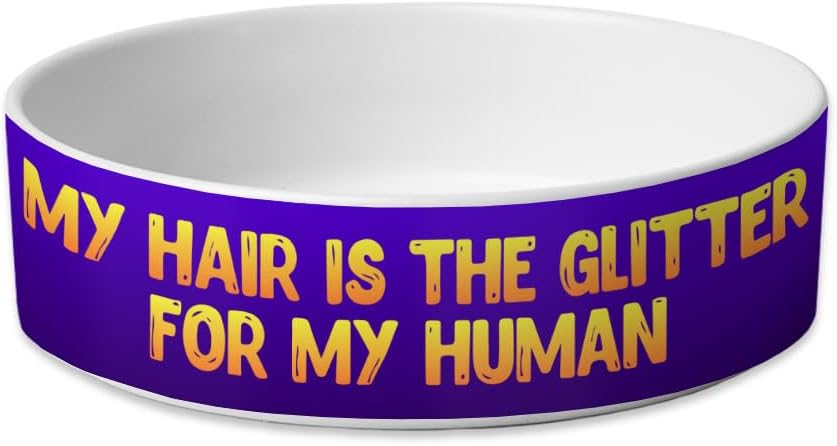 Cool Saying Pet Bowl – Best Quote Dog Bowl – Printed Pet Food Bowl Ceramic Dog Bowl – Food Dish or Water Bowl for Pets