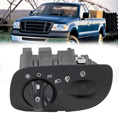 Motarithl YL3Z-11654-DAD Headlight Switch Compatible with 2000 2001 2002 2003 2004 Ford F-150 with Auto Headlights Driving Lamp Fog Lights Replaces YL3Z11654DAD YL3Z-11654-DAC YL3Z11654DAC 1S2668